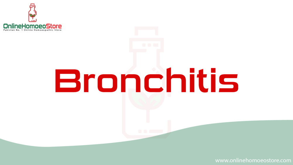 Bronchitis Homoeopathic Treatment